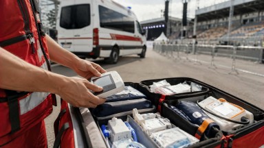 Дежурство скорой на мероприятиях в Каневской