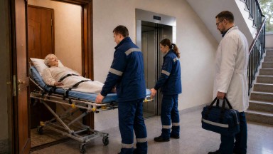 Транспортировка больных после выписки в Каневской