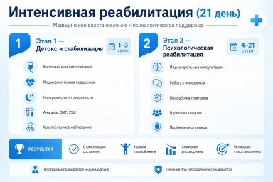 Реабилитация за 21 день в Каневской